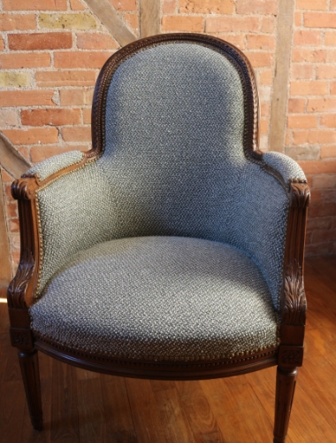 Photo création Wohlgroth fauteuil bergère Louis XVI