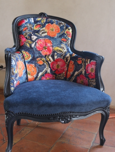 Photo création fauteuil Wohlgroth Poppie